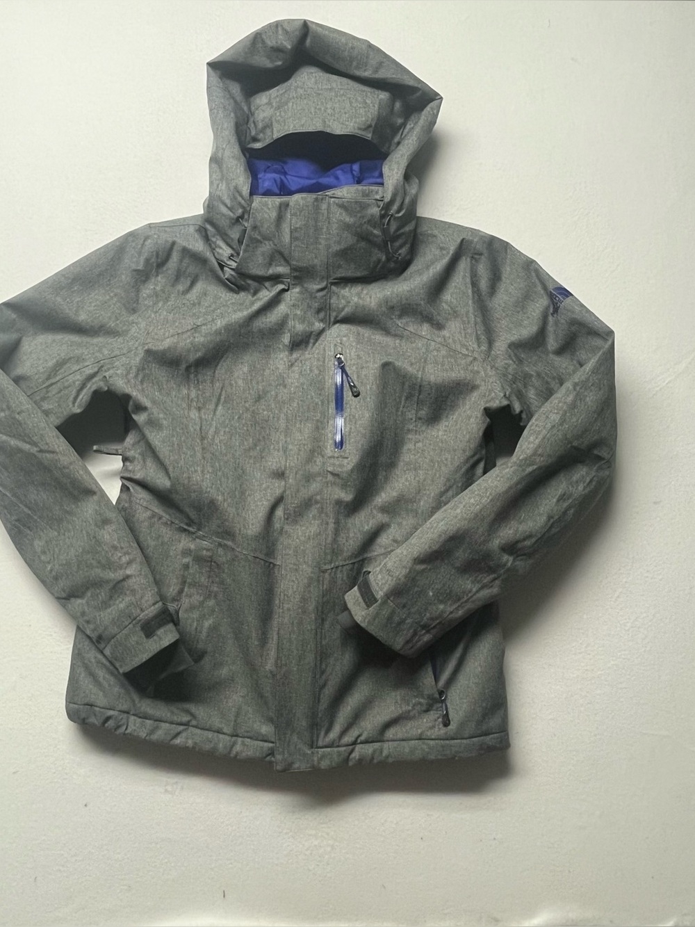 The North Face Ventrix Insulated Hooded Jacket Womens Size Large Full Zip Gray - Picture 1 of 10